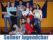 Neues vom Sollner Jugendchor. Musical mit  Hits am laufenden Band. Uraufführung im Gemeindesaal der Apostelkirche Solln